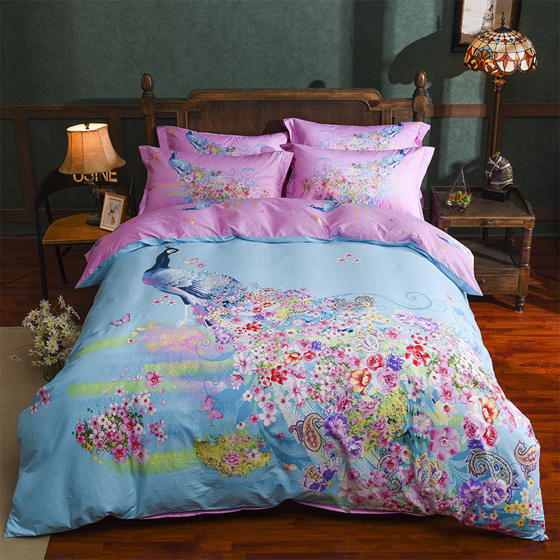 Cotton Sheet Quilt Cover Four Piece Set Pi-Mart