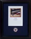 Roma Cherry Wall Frame, 9 x 12, Navy The Military Gift Store