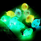 Colorful Flower Dot Easter Egg String Lights Pi-Mart