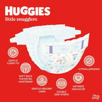 Huggies Little Snugglers Baby Diapers; Size 3; Count 76