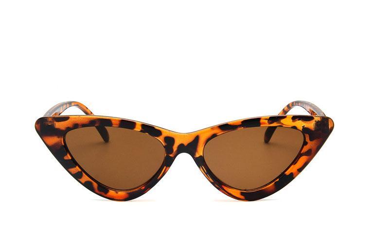Luxury Modern Cat Eye  Fashion Retro Classic Lady and Woman Sunglasses With Triange Frame  With UV 400 Protection - SJB-DIAMOND ELITES