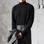 Casual Velvet Turtleneck Men Loose Sweater Pi-Mart