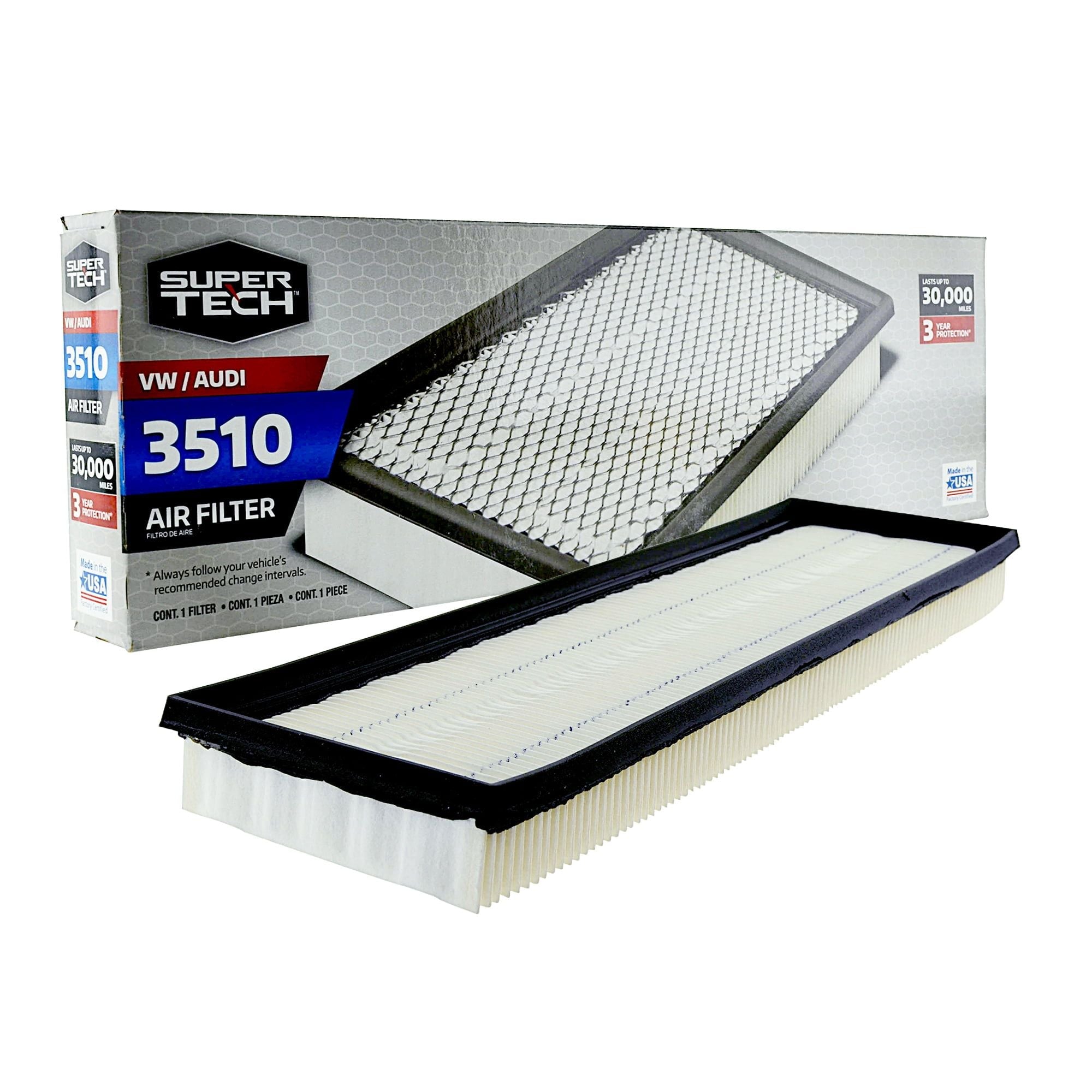 Super Tech 3510 Engine Air Filter, Replacement Filter for VW and Audi EasyOptionXY LLC