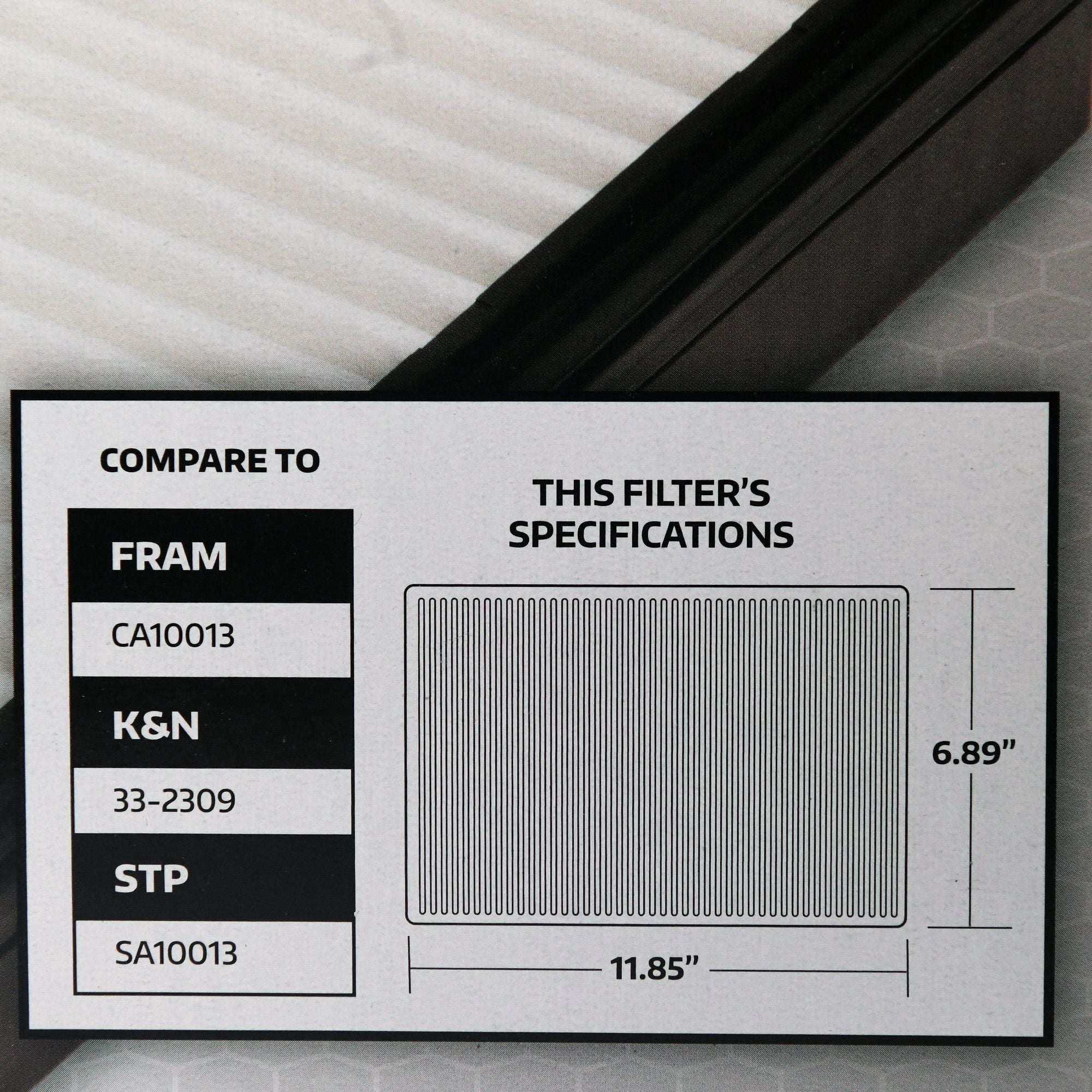 Super Tech 1750 Engine Air Filter, Replacement Filter for Honda EasyOptionXY LLC
