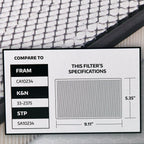 Super Tech 2780 Engine Air Filter, Replacement Filter for Nissan EasyOptionXY LLC