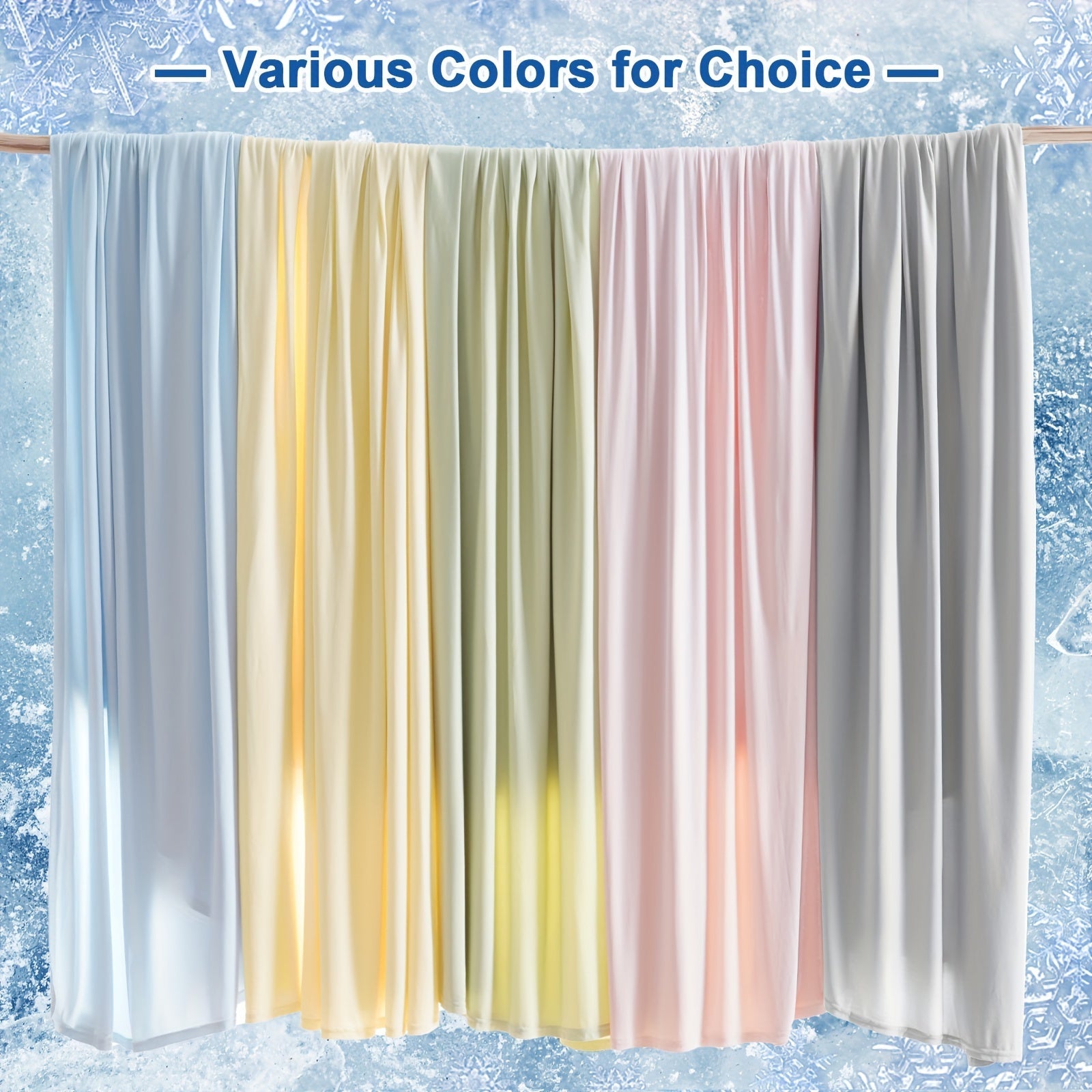 Cooling Blanket For Hot Sleepers - Soft, Breathable, Lightweight, Portable Silky Durable Single Layer Throw With Reversible Design, Ideal For Home Office Travel Car, Summer Use, Machine Washable - 1Pc Lootquake LLC