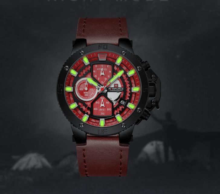 Men's Casual Waterproof Watch With Chronometers And Fluorescent Hands Excellent Design Perfect Gift - SJB-DIAMOND ELITES