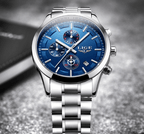Men's Waterproof  Watch With Chronometers And Date Display Unique Design Perfect Gift Stevvex