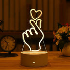 3D Table Night Lamp - SJB-DIAMOND ELITES