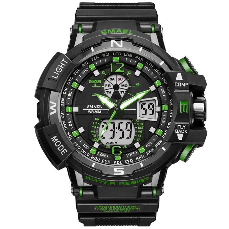 Modern Sport Watch For Men and Woman With LED Digital Quartz Display Men's Top Brand Luxury Digital-watch Relogio Masculino In Army Military Popular Design Waterproof 50M - SJB-DIAMOND ELITES