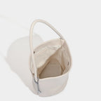Retro soft leather bucket bag, women's shoulder underarm bag, commuter tote bag - SJB-DIAMOND ELITES