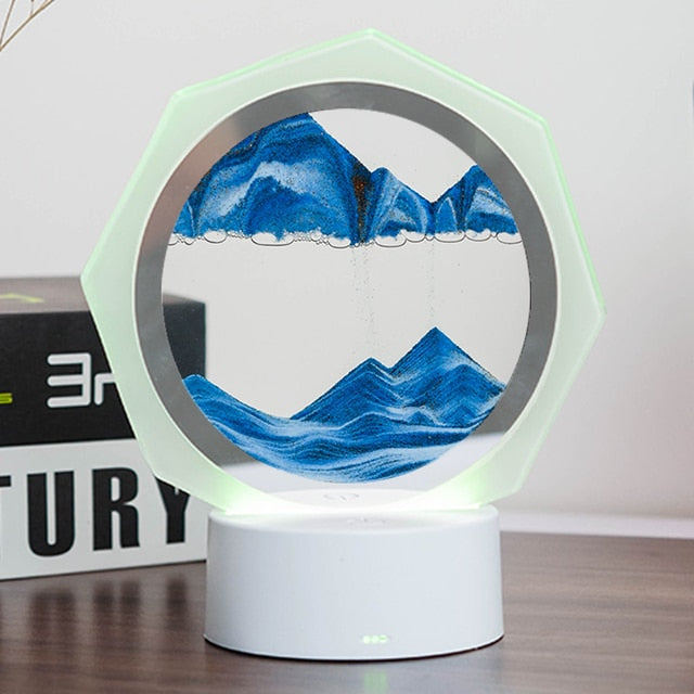 7 Colors USB Sandscape Table Lamp - SJB-DIAMOND ELITES