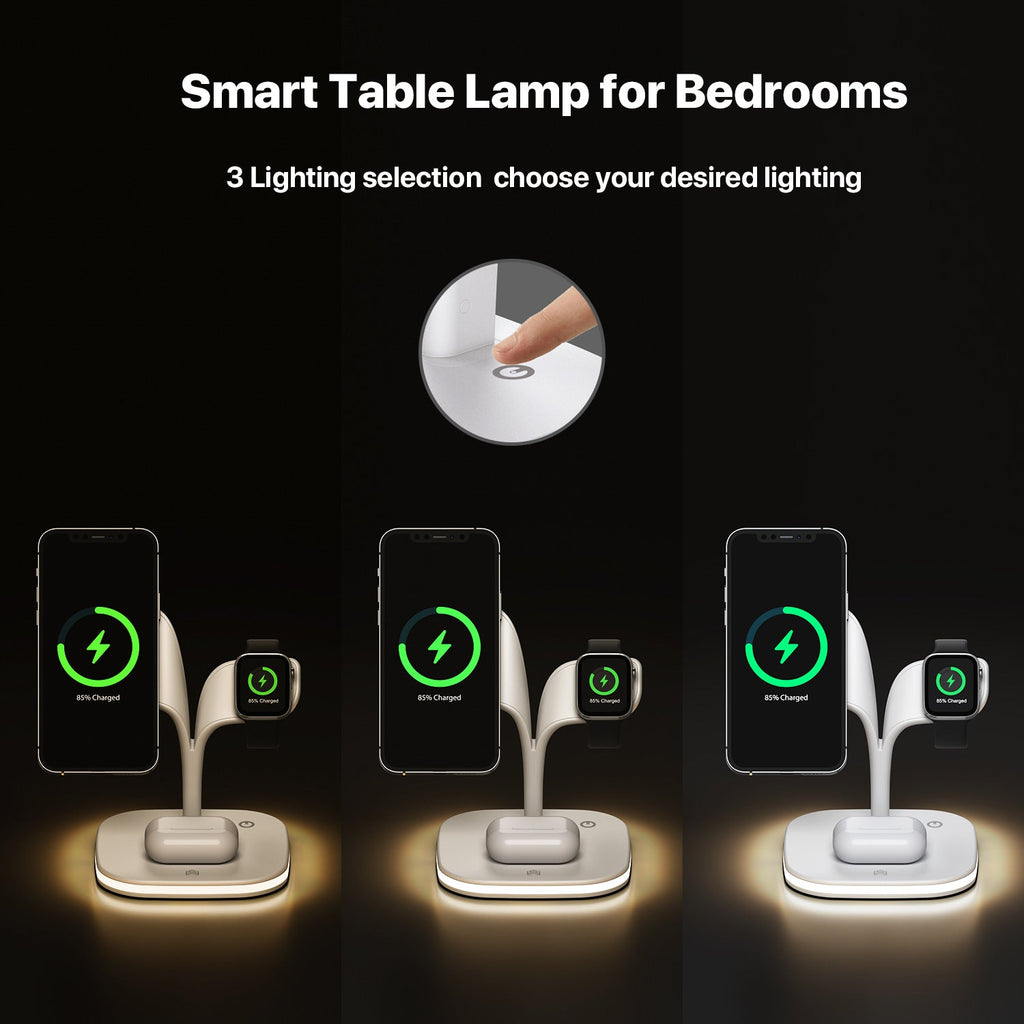 Phone Desktop Wireless Charger Watch Headphone Stand Pi-Mart