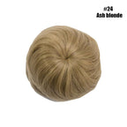 45g Hair Bun Women Chignon Synthetic Hair Extension Donut Chignon Roller Hairpieces Fake Hair Bun Drawstring Ponytail Clip in Hair Extension For Volumized Hair Buns For Girls Stevvex