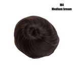45g Hair Bun Women Chignon Synthetic Hair Extension Donut Chignon Roller Hairpieces Fake Hair Bun Drawstring Ponytail Clip in Hair Extension For Volumized Hair Buns For Girls Stevvex