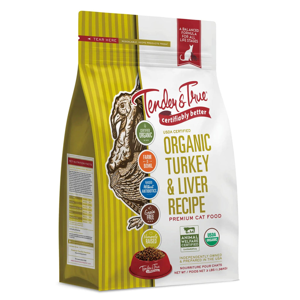 Tender & True Organic Turkey & Liver Recipe Cat Food 3 pound (Pack of 1) Lootquake LLC