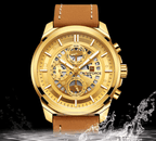 Sports Men's Leather Waterproof Date Display Casual Analog Luxury Watches Unique Design Perfect Gift - SJB-DIAMOND ELITES