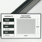 Super Tech 3320 Engine Air Filter, Replacement Filter for Toyota or Toyota Truck EasyOptionXY LLC