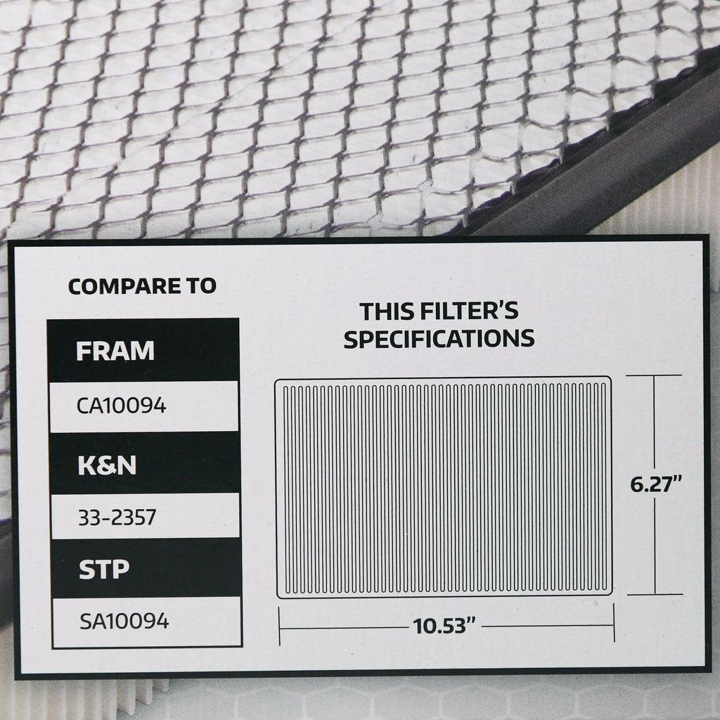 Super Tech 1275 Engine Air Filter, Replacement Filter for Ford EasyOptionXY LLC