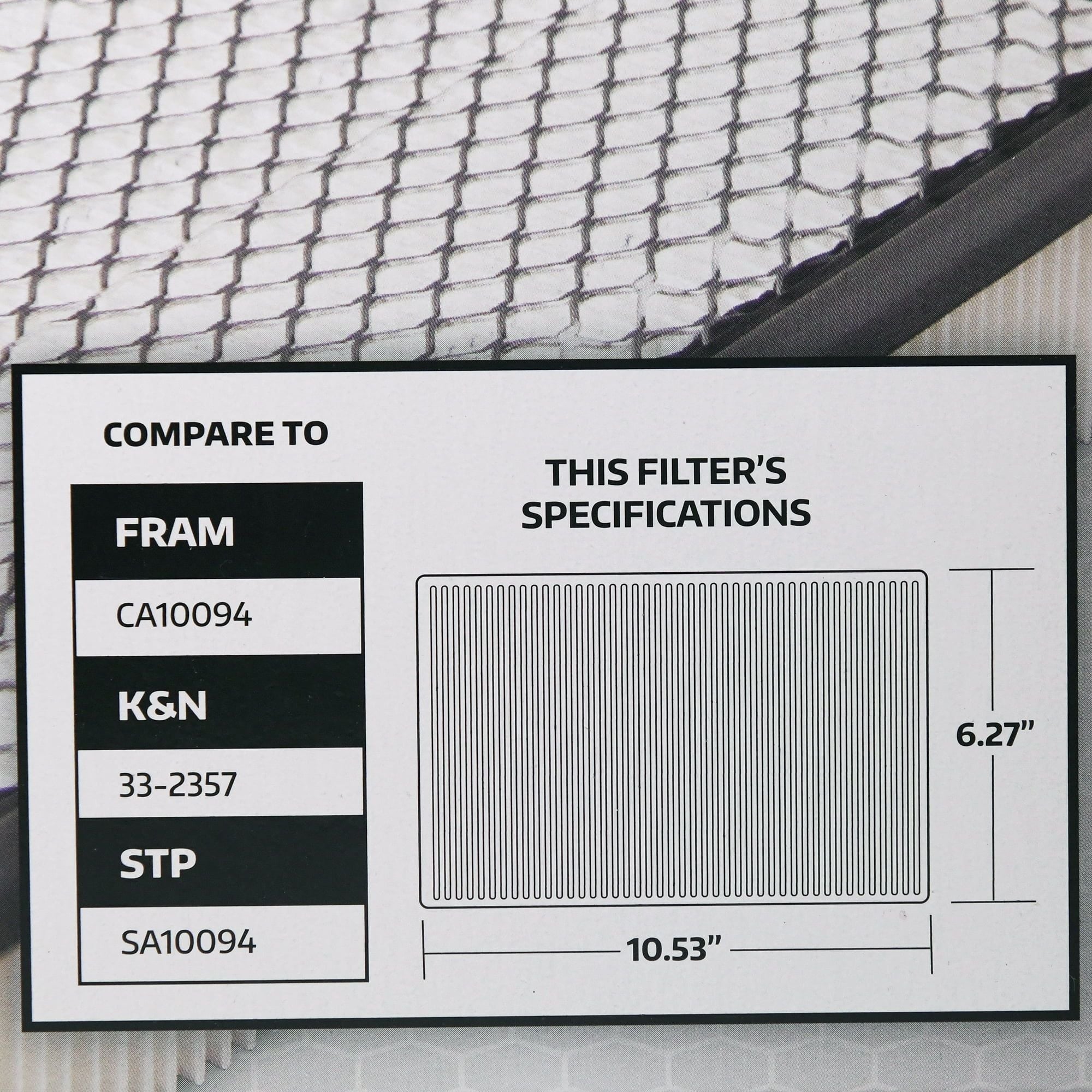 Super Tech 1275 Engine Air Filter, Replacement Filter for Ford EasyOptionXY LLC