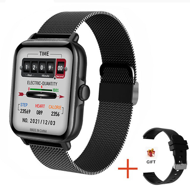 Bluetooth Talk Smartwatch 1.69 Color Screen Voice Assistant Blood Pressure Heart Rate Pi-Mart