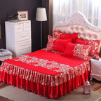 Bedding set skirt bed cover Pi-Mart