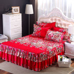 Bedding set skirt bed cover Pi-Mart