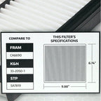 Super Tech 3330 Engine Air Filter, Replacement Filter for Toyota or Toyota Truck EasyOptionXY LLC