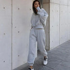 New Style Autumn And Winter Women's New Casual Hoodie Coat Sports Suit - SJB-DIAMOND ELITES