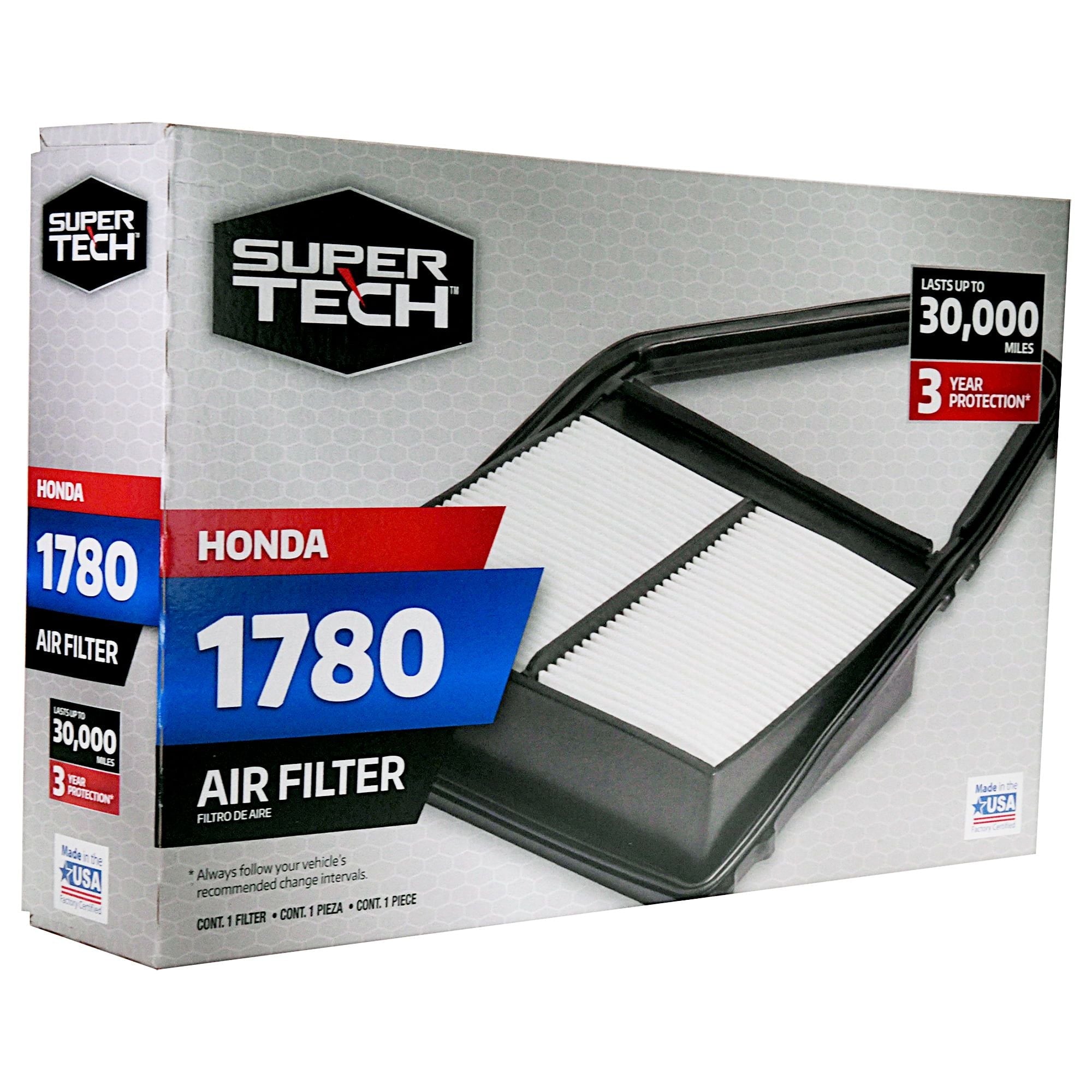 Super Tech 1780 Engine Air Filter, Replacement Filter for Honda