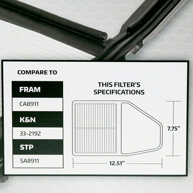 Super Tech 1780 Engine Air Filter, Replacement Filter for Honda