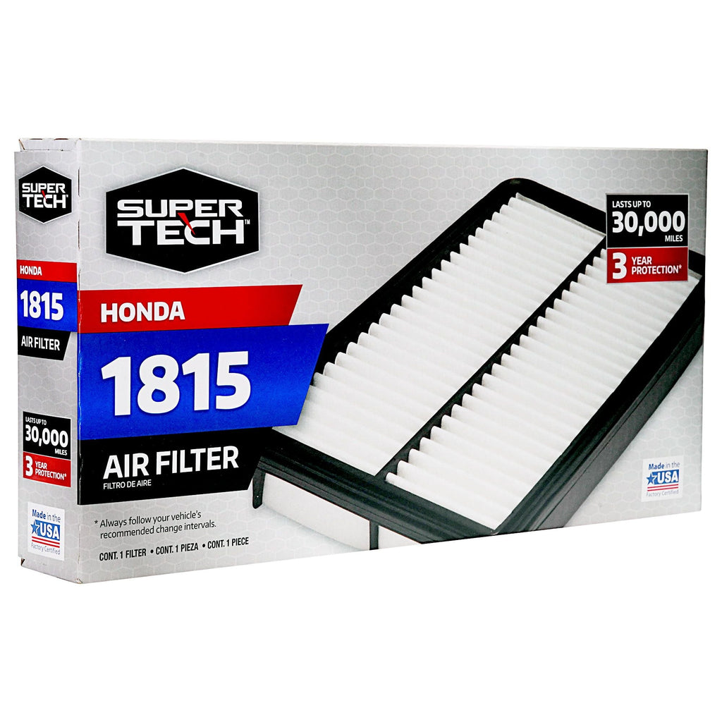 Super Tech 1815 Engine Air Filter, Replacement Filter for Acura and Honda