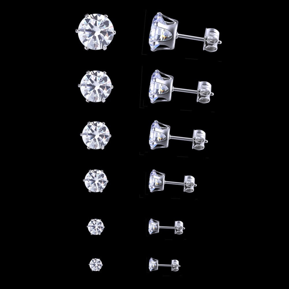 Zircon earring set Pi-Mart