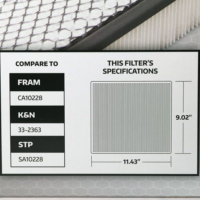 Super Tech 1095 Engine Air Filter, Replacement Filter for Chrysler or Jeep EasyOptionXY LLC