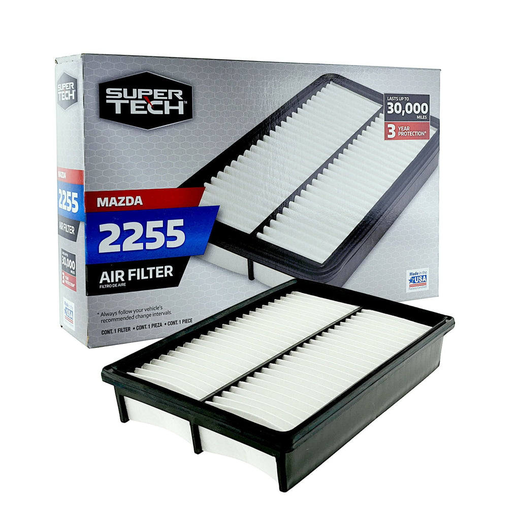 Super Tech 2255 Engine Air Filter, Replacement Filter for Mazda EasyOptionXY LLC
