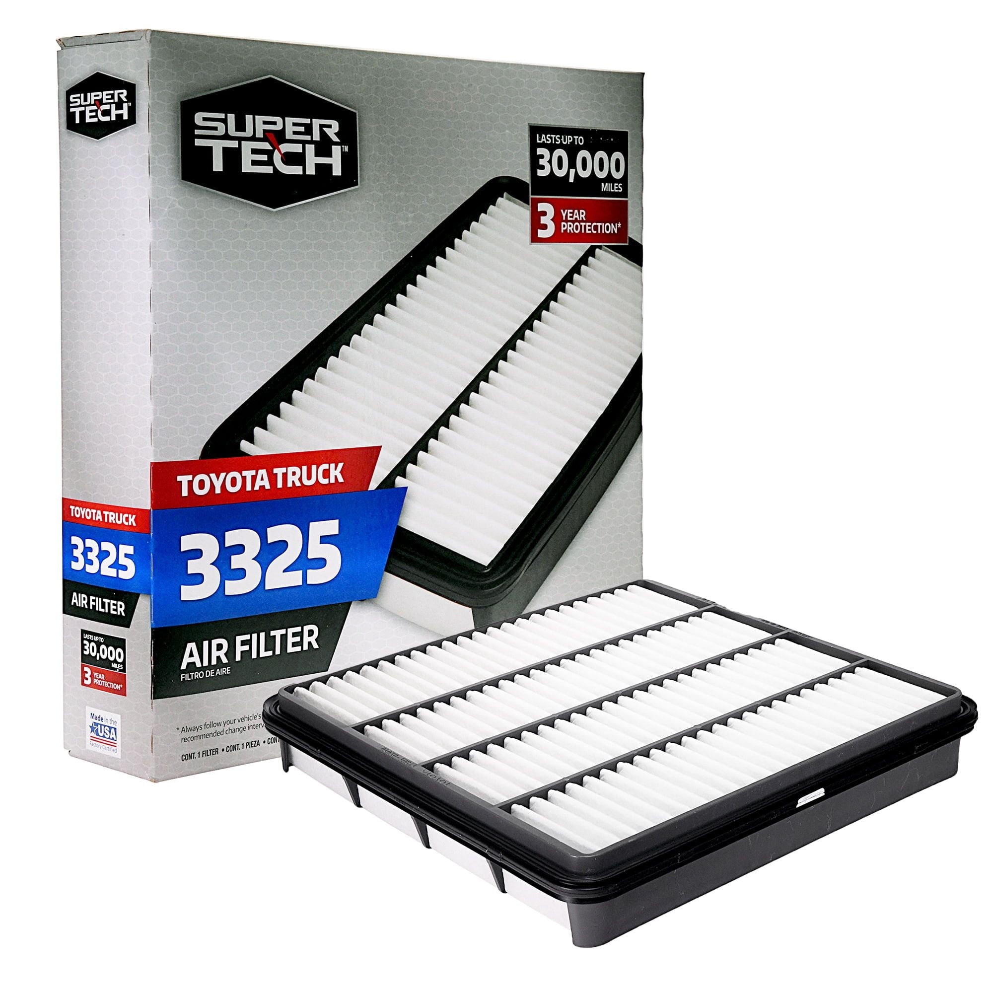 Super Tech 3325 Engine Air Filter, Replacement Filter for Toyota or Toyota Truck EasyOptionXY LLC