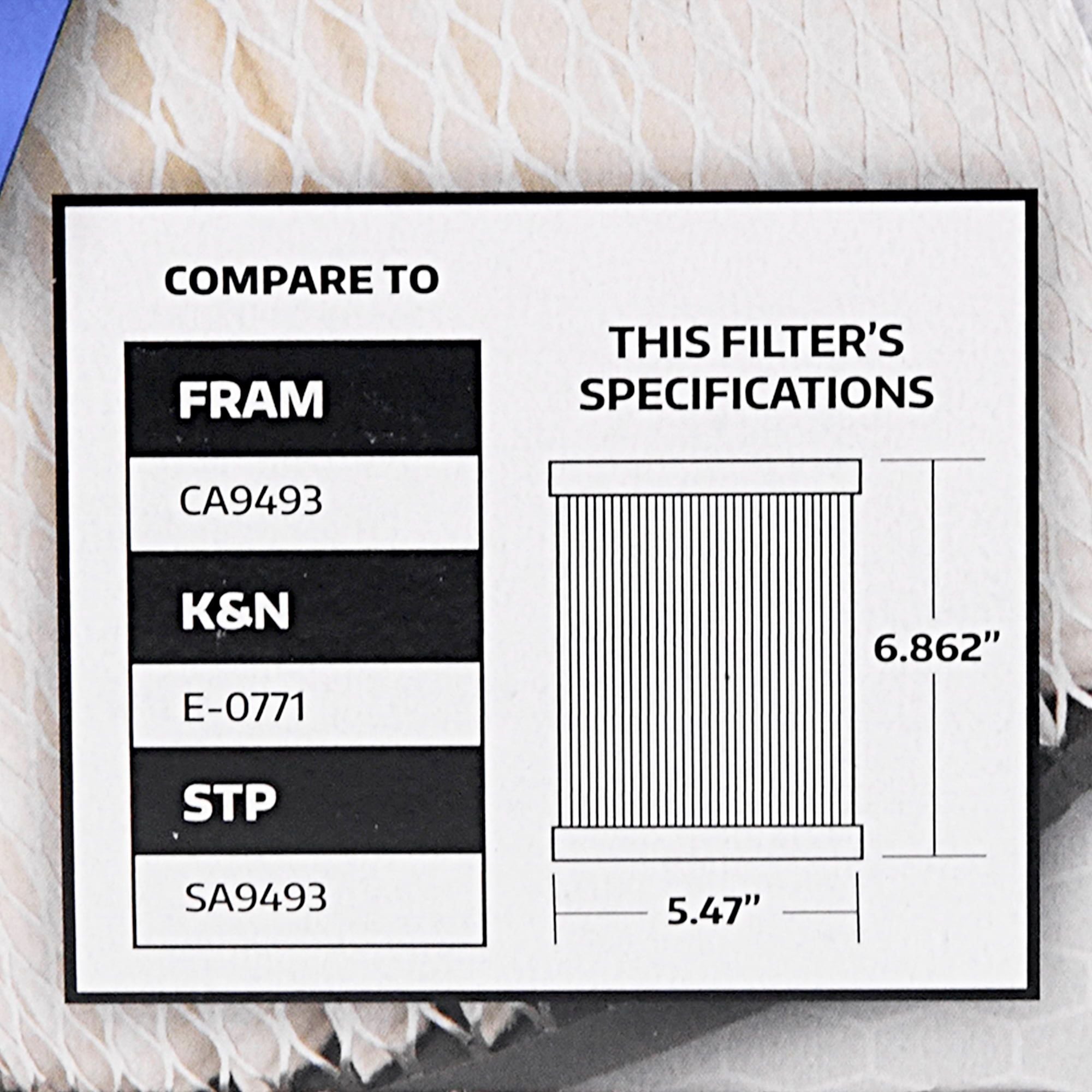 Super Tech 1795 Engine Air Filter, Replacement Filter for Honda EasyOptionXY LLC