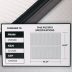 Super Tech 1830 Engine Air Filter, Replacement Filter for Acura and Honda EasyOptionXY LLC