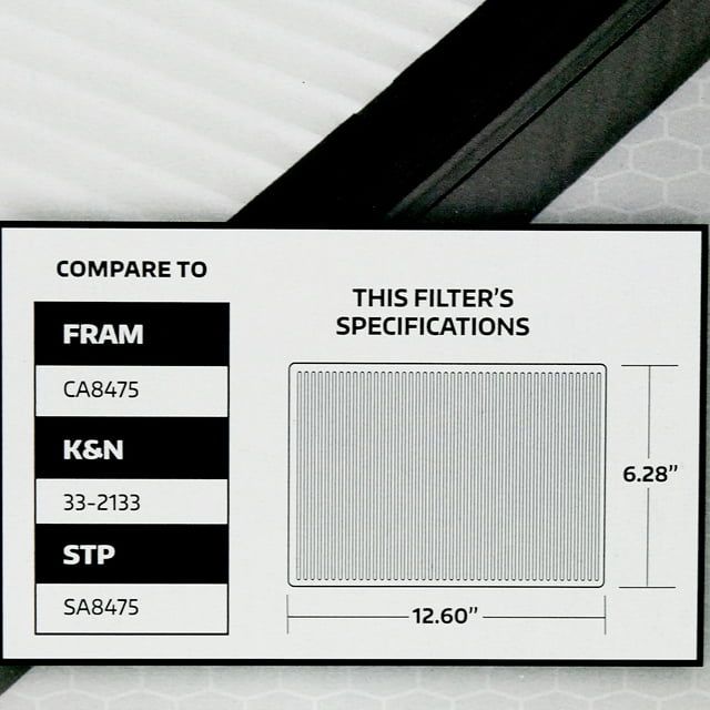 Super Tech 1825 Engine Air Filter, Replacement Filter for Honda