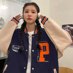 Tide American High Street Hip-hop Student Jacket Top Pi-Mart