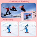 [1080P HD Digital Camera] 1080P HD Digital Camera for Vlogging | 2.4 Inch LCD Rechargeable Camera Photography Suitable for Beginners | Equipped with 32G TF Card Support Photos, Videos and Webcam Thanksgiving and New Year Gift Lootquake LLC