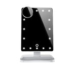 Touch Screen Makeup Mirror With 20 LED Light Bluetooth Music Speaker 10X Magnifying Mirrors Lights Pi-Mart