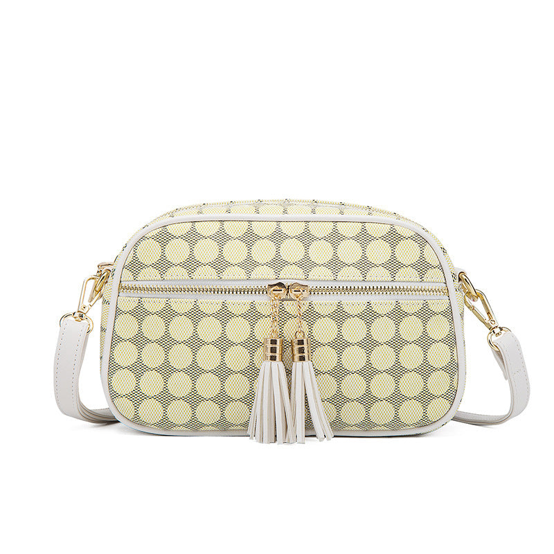 Fashion Polka Dot Four-piece Mother-in-law Bag With Tassel Crossbody Pi-Mart