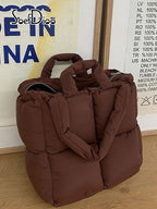 Zipper Cotton-padded Jacket Bag Pi-Mart