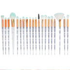 Diamond Makeup Brush Set (20 Pcs) Pi-Mart