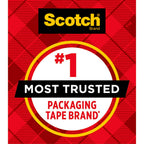 Scotch Heavy Duty Packaging Tape with Dispenser, Clear, 1.88" x 38.2 yd., 1 Total