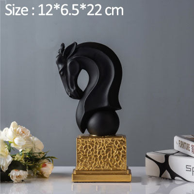 Horse head creative furnishing pieces Lootquake LLC
