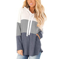 Collared drawstring hooded pocket hoodie Pi-Mart