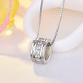 Rotatable Round Pendant Necklace Pi-Mart