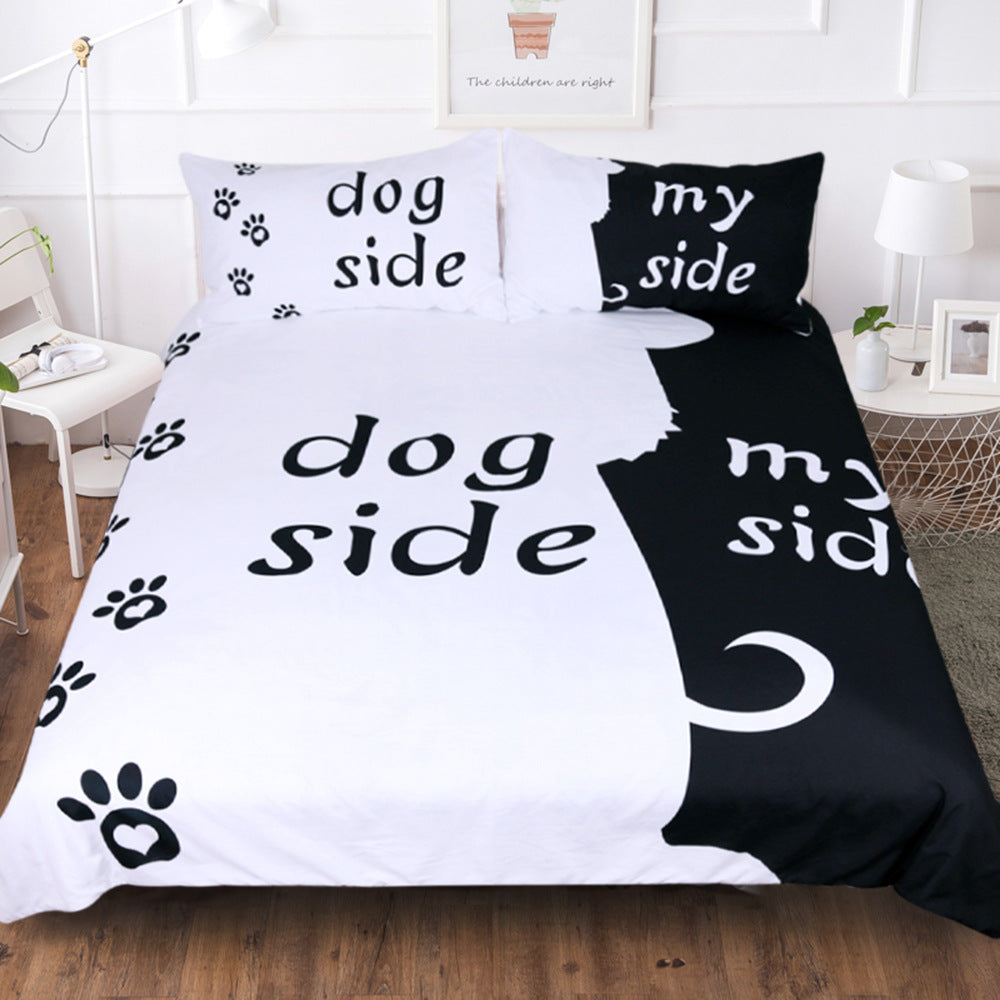 Three-piece Set Of Home Textile Bedding Quilt Cover Pi-Mart